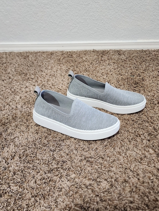 Eileen Fisher Shoes - Eileen Fisher Prosper Platform Slip On Sneaker Size 8 Gray Comfy Minimalist